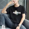 Fabricante Original Verão Masculino Versátil Esportivo Cor Sólida Corrida Marca Tendência Moletom Respirável Fresco Top Ins