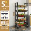Rack de Armazenamento Multifuncional de Cozinha de Chão para Microondas, Temperos, Legumes, Utensílios de Cozinha, Forno, Camadas