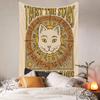 Tapeçaria Transfronteiriça Casa Boêmia Tapeçaria Decoração de Quarto Pano de Pendurar Pano de Fundo Pano de Pendurar Tarot Tapeçaria de Gato
