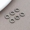 Pulsera con Anillo Cerrado Electrochapado de Acero Inoxidable, Espaciador, Círculo Perlado, Hebilla de Conexión, Materiales y Accesorios para Joyería Hecha a Mano DIY
