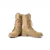 Suministro Transfronterizo de Botas de Combate de Gran Tamaño Color Arena con Caña Alta, Botas del Desierto, Botas de Combate para Exteriores de Jungla Panama de Caña Alta