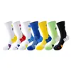 Calcetines de correr profesionales para maratón para hombre, de longitud media, resistentes al desgaste, absorbentes de sudor, con planta de toalla, para correr al aire libre y baloncesto