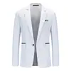 Amazon Comércio Exterior Novo Terno de Negócios Masculino Solto de Botão Único plus size Moda Casual Jaqueta de Terno Cardigã
