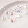 Electrochapado de Vidrio Estrella de Mar Ab Starfish Cuentas Concha Pez Pequeño Cuentas Sueltas Pulsera de Cuentas para Manualidades DIY Pulsera Collar Material para Joyería