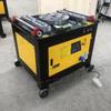 Máquina dobladora de tubos cuadrados de acero pequeños y redondos, máquina dobladora de acero CNC automática, máquina dobladora de aros de acero para decoración de ingeniería