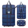 Maleta de Equipaje Universal Plegable con Ruedas Expansible 158 Maleta de Facturación para Aerolínea Capacidad Extra Grande Bolsa para Estudiar en el Extranjero Mudanzas Viajes