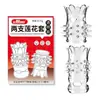 Série Prazer Cristal de Besta de Quatro Atributos Conjunto Raiz de Dragão Dente de Lobo para Homens, Anel de Aperto de Longa Duração, Anel de Bloqueio, Brinquedo Sexual Adulto