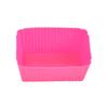 Fabricantes atacado retangular silicone bolo Cup casa Horse-fen copo geléia pudim DIY bolo assando molde