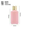 Botella de Vidrio para Perfume Aterciopelada, Botella Vacía Transparente de 100 ml, Procesamiento Personalizado, Botella Dispensadora de Muestras de Perfume, Tapa de Perfume Aterciopelada