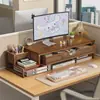Soporte Elevador para Monitor de Computadora de Escritorio, Organizador de Escritorio de Oficina, Estante de Almacenamiento para Laptop
