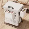 Cesta de Lavandería Hogar Cesta de Almacenamiento de Ropa Sucia Baño Cesta de Lavandería Dormitorio Cesta de Almacenamiento de Artículos Varios Puerta de Entrada Trasera Cesta para Ropa Sucia