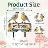 DC11033 pássaro de boas-vindas criativo plástico PVC decoração de pátio jardim inserção decoração adereços