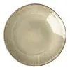 Plato Cerámico Poco Profundo Rayado Creativo Plato Grande Estilo Retro Japonés Vajilla Redonda para el Hogar Plato para Ensalada Pasta