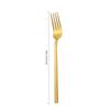 Conjunto de Talheres de Aço Inoxidável Fosco Pontual Transfronteiriço Utensílios Domésticos Cabo Espessurado Faca, Garfo e Colher Suprimentos para Hotel Amazon