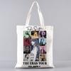 Taylor Music Swift Midnights Lista de Canciones Bolsa de Lona Impresa Bolso de Hombro Bolsa de Compras