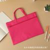 Bolsa para documentos con logotipo de protección ambiental, bolsa para tutoriales de estudiantes, bolsa de almacenamiento para exámenes de maternidad, bolsa portátil A4 para información de conferencias.