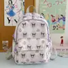 Nova Mochila Mini Cartoon Fofa para Estudantes, Adequada para Aula, Lazer e Viagem, Leve, Versátil e de Grande Capacidade