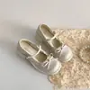 Sapatos Femininos de Couro Pequenos com Salto Alto Grosso Estilo Francês Preto 2026 Novo Verão Versátil Mary Jane Sapatos de Salto Único