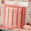Cinta correctora de color original para estudiantes de primaria, gran capacidad, cinta correctora silenciosa y suave, color degradado, alto valor estético, resistente a caídas