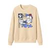 Camiseta de Moletom Redonda com Manga Longa Chiikawa Chiikawa Urso Autodepreciativo Casal Homem e Mulher