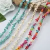 Acessórios de contas de turquesa sintética em formato de estrela Acessórios para pulseira DIY Contas de turquesa branca e azul Joias com contas atacado