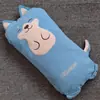 Almofada de Gatinho com Cauda Bordada Desenho Animado Almofada de Trigo Sarraceno para Bebê Crianças Jardim de Infância Bebê 0-7 Anos Almofada