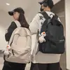 Mochila para Homens, Mochila Simples de Grande Capacidade para Computador para Mulheres, Mochila Escolar Casual Estilo Japonês para Alunos do Ensino Fundamental II, Ensino Médio e Universitários