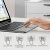 Adecuado para iPad 11.ª Generación Táctil Retroiluminado Bluetooth Juego de Teclado Apple A16 Juego de Teclado y Ratón con Lápiz Táctil 10.ª Generación
