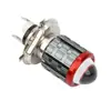 Faro LED Amarillo y Blanco de Doble Luz para Motocicleta Vehículo Eléctrico con Lente Cañón de Acero Pequeño Fabricante de Perlas de Lámpara 3570 Venta al por Mayor