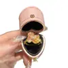 Anillo Rosa Popular de Esmalte Dorado Barbie Princesa Danza Mariposa de Xiaohongshu Anillo de Hortensia Perlada Versalles para Mujer