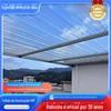 Transparente frp placa de iluminação fábrica atacado fábrica telhado de fibra de vidro placa de iluminação derramar telha de transmissão de luz estufa