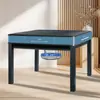 Calentador de Mesa de Mahjong Flor de Cerezo Xuan y Hogareño de Gama Alta Súper Bajo para Mesa de Ajedrez y Cartas Mesa de Comedor de Doble Propósito Máquina de Mahjong Automática