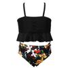 Traje de baño de nailon Xingcheng nuevo para padres e hijos, de dos piezas para niñas, bikini, traje de baño infantil para niñas pequeñas