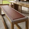 [Seleccionar Estilo] Cojín Personalizado para Silla Larga, Cojín de Asiento de Esterilla de Ratán de Verano, Cojín de Silla Universal para Todas las Estaciones, Cubierta Completa, Transpirable, Antideslizante, Hecho a Medida