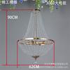 Fábrica Fornecimento direto casamento roda gigante cristal luz lustre decorativo de luxo ferro teto lâmpadas de casamento lustre estilo europeu