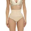 Calça de controle de barriga de cintura alta para comércio exterior transfronteiriço para mulheres, calça modeladora esportiva plus size para levantamento de glúteos pós-parto, calça sem costura para afinar a cintura e levantar os glúteos