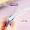 Clip de Palanca de Color Degradado Carpeta Transparente de Alto Valor A4 Carpeta para Exámenes con Clip de Palanca Engrosado en Forma de Gota Venta al por Mayor