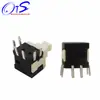 Interruptor de Chave Autotravante e Não Travante do Fabricante Plugue Lateral Seis Pinos Cabeça Alta 5.8x5.8 Resistente a Altas Temperaturas Soldagem por Refluxo Controle Remoto