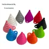 Funil Dobrável de Silicone de Grau Alimentício, Funil Pequeno Portátil, Funil Grande para Vinho, Funil de Cozinha Multiuso, Funil de Óleo de Grande Calibre para Despejar Óleo