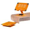 Suporte plano totalmente metálico dobrável de mesa ipd de piso acrílico suporte giratório 360 graus placa de suporte multifuncional