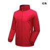 Stand Collar cor sólida jaqueta de camada única personalizado impresso logo palavra à prova de vento impermeável ao ar livre trench coat macacões camping Outdoor
