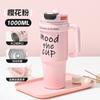 Copo Térmico Big Mac Bonito para Meninas com Bebidas Duplas, Copo de Gelo de Grande Capacidade, Canudo de Aço Inoxidável 316, Copo para Carro