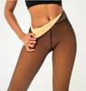 Meia-calça Legging Amazon Transparente Sem Costura para Uso Cruzado com Lã para Aquecimento, Roupa Externa Feminina de Outono e Inverno, Meia-calça Peça Única Plus Size