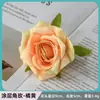 Rosa de Esquina Recubierta Flor Artificial Cabeza de Rosa Decoración del Hogar Arreglo de Pared de Flores Flor de Boda Retro Fabricante de Alta Gama