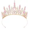 Acessórios de Cabeça Coroa de Cristal de Princesa Infantil Faixa de Cabeça de Aniversário para Meninas Acessórios para Vestido de Performance Passarela Coroa de Alta Qualidade Acessórios de Cabelo