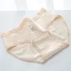 Ropa interior para niñas con estampado de oso suave y lindo, estilo nuevo, algodón clase A para mujer, 10A, antibacteriana, entrepierna extendida, pantalón triangular para estudiante