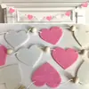 Suministro Exclusivo Transfronterizo de Banderines para el Día de San Valentín Qixi, Decoraciones para Centros Comerciales, Guirnaldas de Amor de Fieltro, Adornos Colgantes para Uso Interior en Qixi