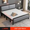 Cama plegable para el hogar, cama doble, alquiler de casa, almuerzo, siesta, cama de hierro portátil simple para adultos, cama individual resistente y duradera