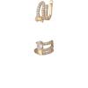 Clip para la oreja sin agujeros para la oreja para mujer de alta gama estilo retro estilo Hong Kong estilo inmortal estilo Mori super inmortal estilo frío aretes aretes