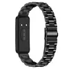 Adequado para Huawei Band 8/9 Pulseira de Relógio Especial Metal Fina Pulseira de Aço de Três Contas Huawei Band 10 Pulseira de Relógio de Aço Inoxidável